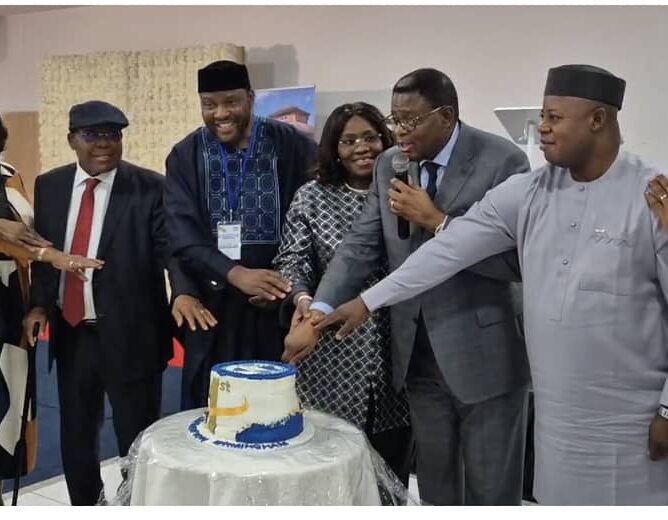 CRIDCOM Chairman, Prince Otu Okor, led the Members of the Commission to the Maiden Cross Riverians in Diaspora Convention